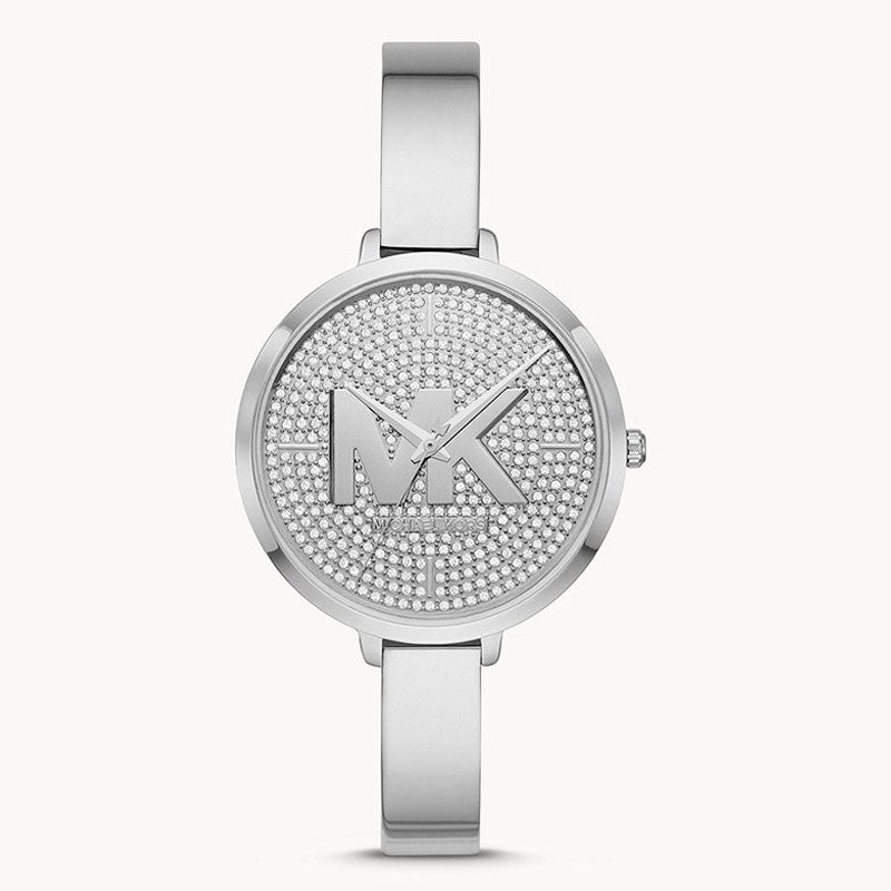 Michael Kors Charley Quartz Crystals Silver Dial Silver Steel Strap Watch For Women - MK4432 Buy Now By Michael Kors
