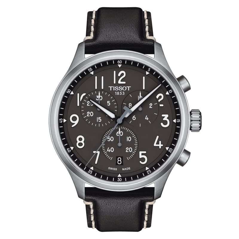 Tissot Chrono XL Vintage Quartz Black Dial Black Leather Strap Watch For Men - T116.617.16.062.00 Buy Now By Tissot