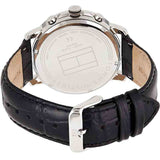 Tommy Hilfiger Keagan Quartz Grey Dial Black Leather Strap Watch for Men - 1791289 Buy Now By Tommy Hilfiger