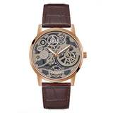 Guess Gadget Brown Dial Brown Leather Strap Watch for Men - GW0570G2 Buy Now By Guess