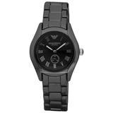 Emporio Armani Ceramica Quartz Black Dial Black Steel Strap Watch For Women - AR1402 Buy Now By Emporio Armani