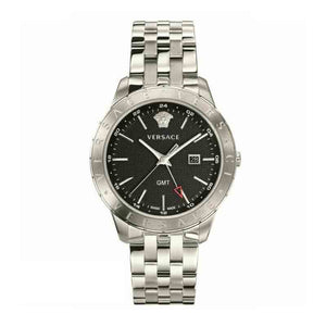 Versace Univers Analog Black Dial Silver Steel Strap Watch for Men - VEBK00418 Buy Now By Versace
