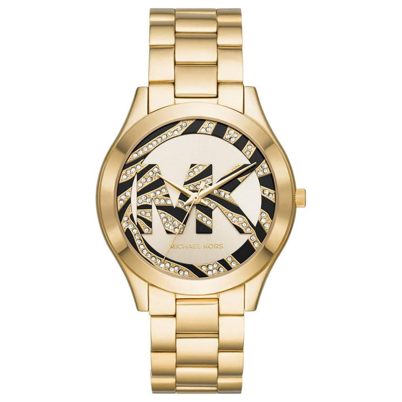Michael Kors Runway Gold Dial Gold Steel Strap Watch For Women - MK4561 Buy Now By Michael Kors