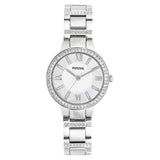 Fossil Virginia Silver Dial Silver Steel Strap Watch for Women - ES3282 Buy Now By Fossil