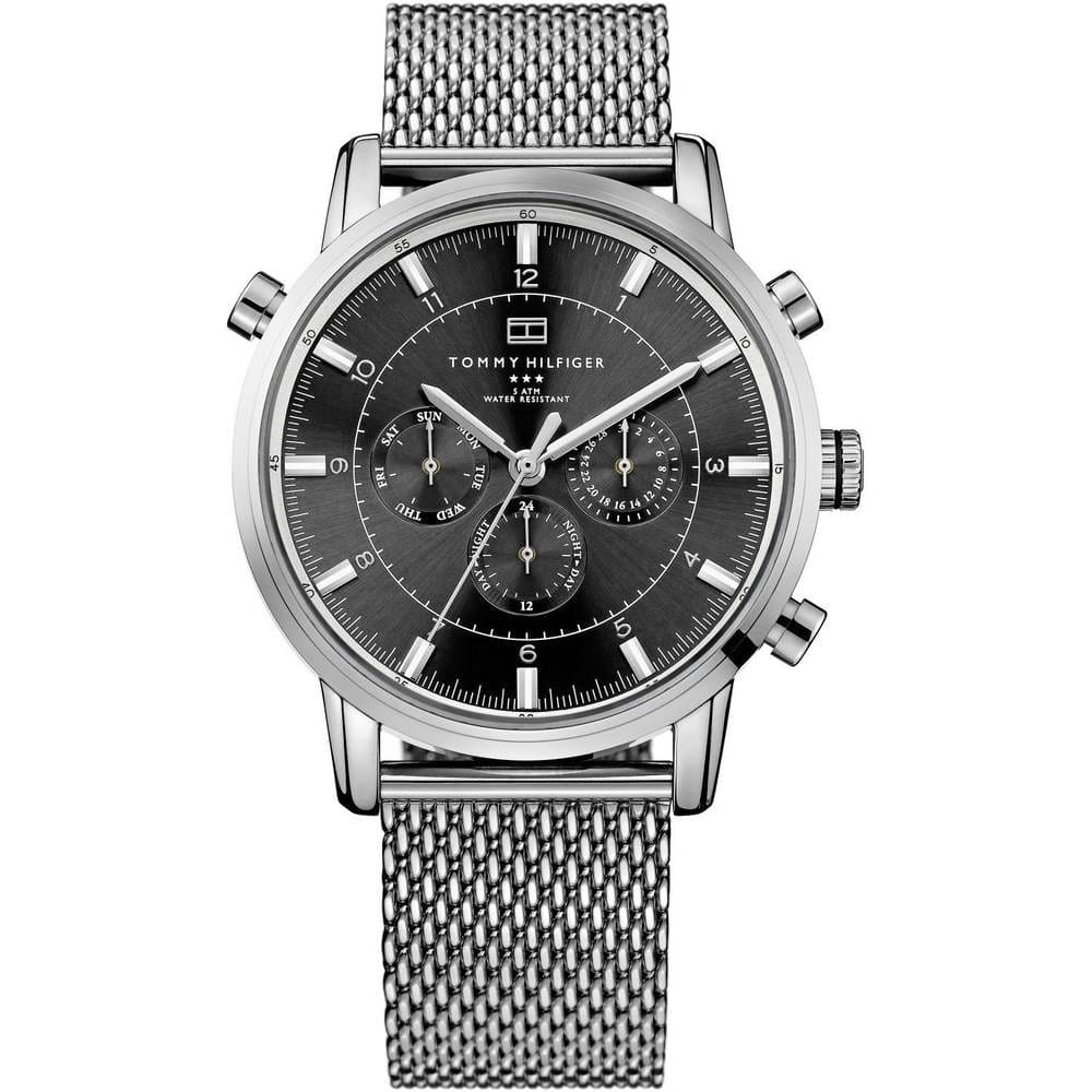 Tommy Hilfiger Harrison Quartz Grey Dial Silver Mesh Bracelet Watch for Men - 1790877 Buy Now By Tommy Hilfiger