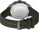 Hugo Boss Velocity Chronograph Green Dial Green Rubber Strap Watch For Men - 1514060 Buy Now By Hugo Boss