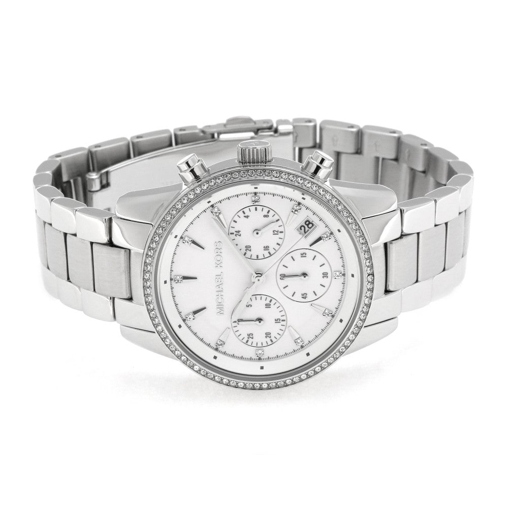 Michael Kors Ritz Silver Dial Silver Steel Strap Watch for Women - MK6428 Buy Now By Michael Kors