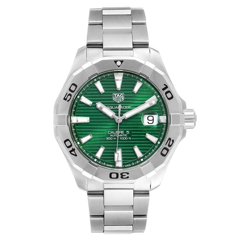 Tag Heuer Aquaracer Green Dial Watch for Men - WAY2015.BA0927 Buy Now By Tag Heuer