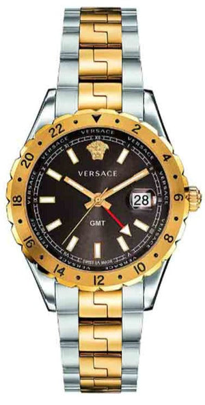 Versace Hellenyium Quartz Brown Dial Two Tone Steel Strap Watch For Men - V11040015 Buy Now By Versace