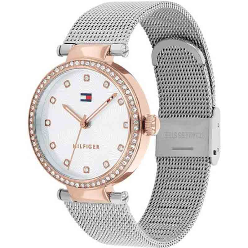 Tommy Hilfiger Lynn Quartz Silver Dial Silver Mesh Bracelet Watch For Women - 1781863 Buy Now By Tommy Hilfiger