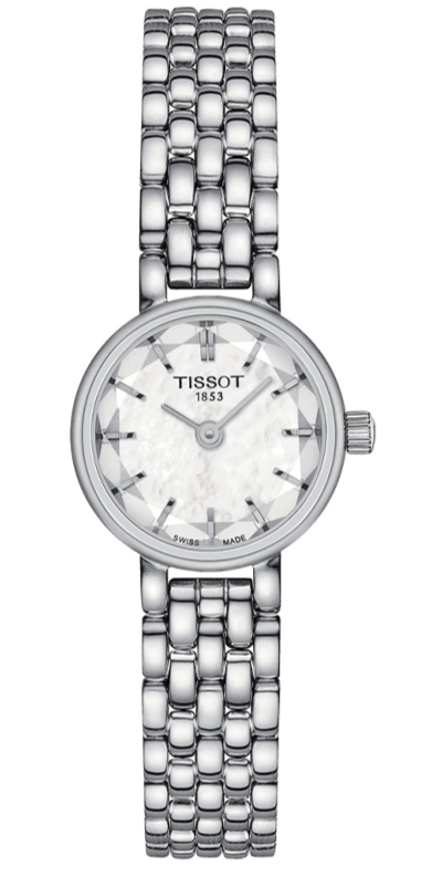 Tissot T Lovely Mother of Pearl Dial Silver Steel Strap Watch for Women - T140.009.11.111.00 Buy Now By Tissot