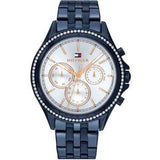Tommy Hilfiger Ari Diamonds White Dial Blue Steel Strap Watch for Women - 1782003 Buy Now By Tommy Hilfiger