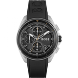 Hugo Boss Volane Grey Dial Black Silicone Strap Watch for Men - 1513953 Buy Now By Hugo Boss