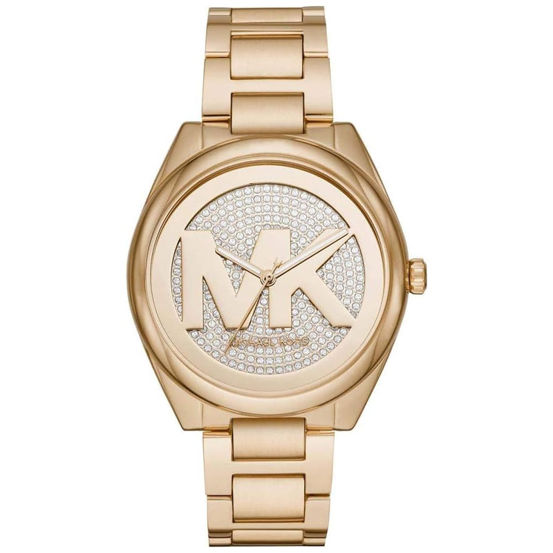 Michael Kors Janelle Quartz Gold Dial Gold Steel Strap Watch For Women - MK7088 Buy Now By Michael Kors