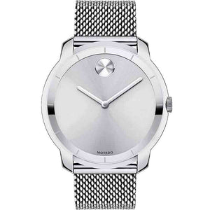 Movado Bold Silver Dial Silver Mesh Bracelet Watch For Women - 3600241 Buy Now By Movado