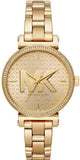 Michael Kors Sofie Quartz Gold Dial Gold Steel Strap Watch For Women - MK4334 Buy Now By Michael Kors