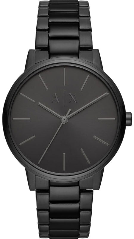 Armani Exchange Cayde Analog Black Dial Black Steel Strap Watch For Men - AX2701 Buy Now By Armani Exchange