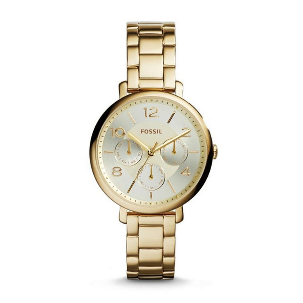Fossil Jacqueline Rose Gold Dial Rose Gold Steel Strap Watch for Women - ES3667 Buy Now By Fossil