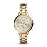Fossil Jacqueline Rose Gold Dial Rose Gold Steel Strap Watch for Women - ES3667 Buy Now By Fossil