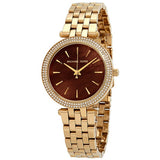 Michael Kors Darci Quartz Mother of Pearl Red Dial Gold Steel Strap Watch For Women - MK3583 Buy Now By Michael Kors