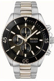 Hugo Boss Ocean Edition Black Dial Two Tone Steel Strap Watch for Men - 1513705 Buy Now By Hugo Boss
