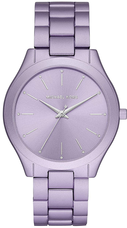 Michael Kors Slim Runway Quartz Purple Dial Purple Steel Strap Watch For Women - MK4540 Buy Now By Michael Kors