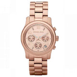 Michael Kors Runway Rose Gold Dial Rose Gold Steel Strap Watch for Women - MK5128 Buy Now By Michael Kors