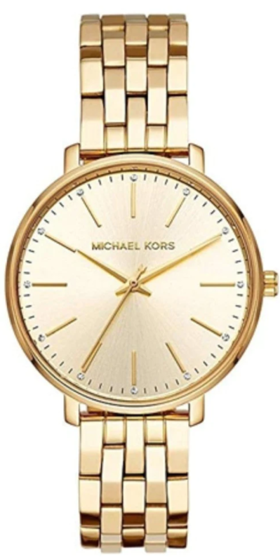 Michael Kors Pyper Quartz Gold Dial Gold Steel Strap Watch For Women - MK3898 Buy Now By Michael Kors