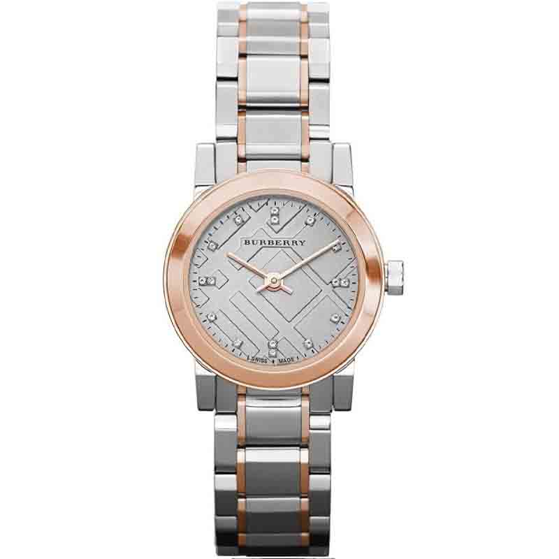 Burberry The City Silver Dial Two Tone Steel Strap Watch for Women - BU9214 Buy Now By Burberry