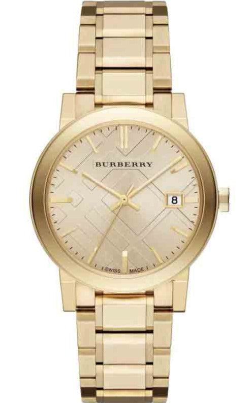 Burberry The City Gold Dial Gold Steel Strap Watch for Women - BU9033 Buy Now By Burberry
