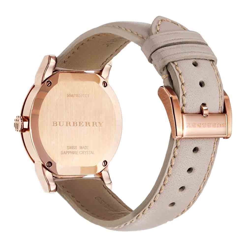 Burberry The City Diamonds Beige Dial Beige Leather Strap Watch for Women - BU9131 Buy Now By Burberry