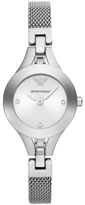 Emporio Armani Quartz Silver Dial Silver Steel Strap Watch For Women - AR7361 Buy Now By Emporio Armani