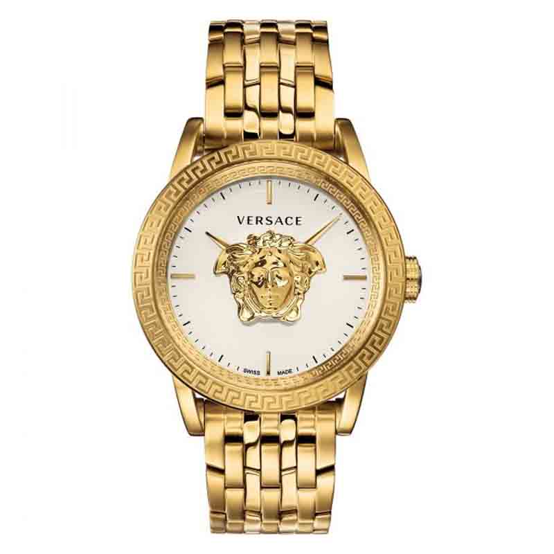 Versace Palazzo Empire White Dial Gold Steel Strap Watch for Men - VERD00318 Buy Now By Versace
