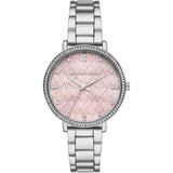 Michael Kors Pyper Three Hand Pink Dial Silver Steel Strap Watch For Women - MK4631 Buy Now By Michael Kors