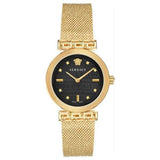 Versace Meander Black Dial Gold Mesh Bracelet Watch for Women - VELW00720 Buy Now By Versace