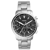 Fossil Goodwin Chronograph Black Dial Silver Steel Strap Watch for Men - FS5412 Buy Now By Fossil