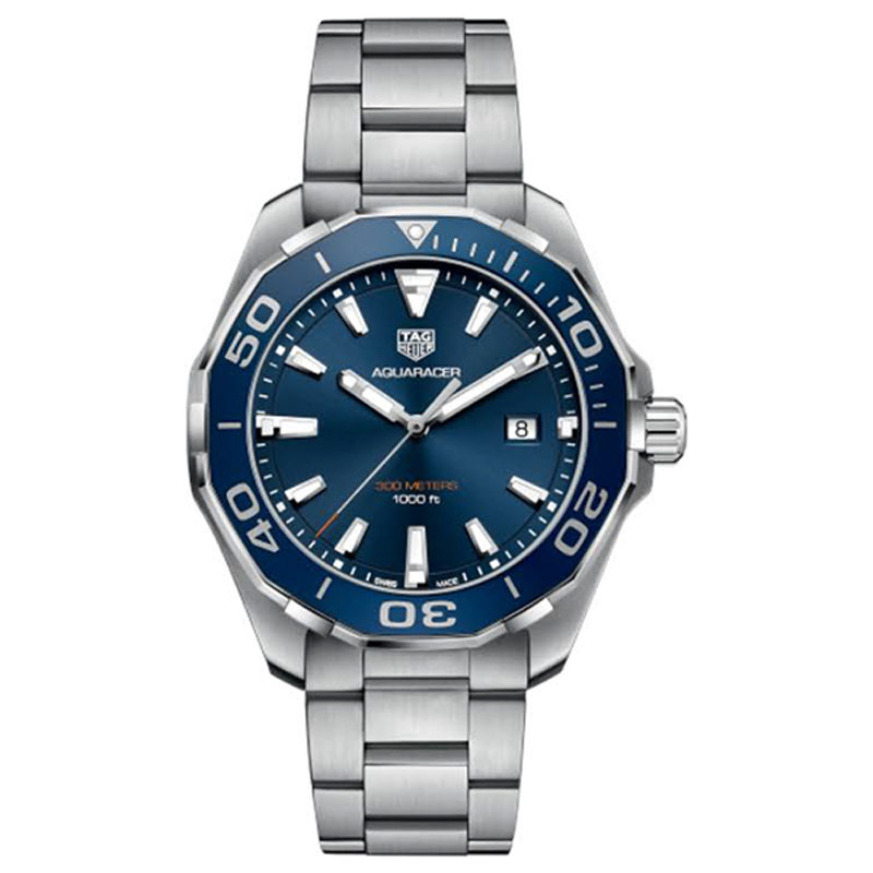 Tag Heuer Aquaracer Blue Dial Watch for Men - WAY101C.BA0746 Buy Now By Tag Heuer