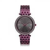 Michael Kors Darci Black Dial Purple Steel Strap Watch for Women - MK3554 Buy Now By Michael Kors