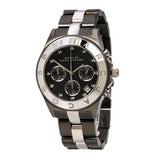 Marc Jacobs Blade Chronograph Black Dial Two Tone Steel Strap Watch for Women - MBM3179 Buy Now By Marc Jacobs