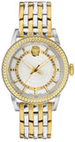 Versace V Eternal Quartz White Dial Two Tone Steel Strap Watch For Men - VEPO00620 Buy Now By Versace