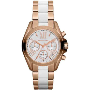 Michael Kors Bradshaw Silver Dial Two Tone Steel Strap Watch for Women - MK5907 Buy Now By Michael Kors