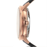 Fossil Townsman Automatic Black Dial Black Leather Strap Watch for Men - ME3170 Buy Now By Fossil