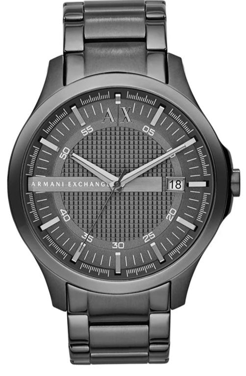 Armani Exchange Hampton Chronograph Grey Dial Grey Steel Strap Watch For Men - AX2135 Buy Now By Armani Exchange