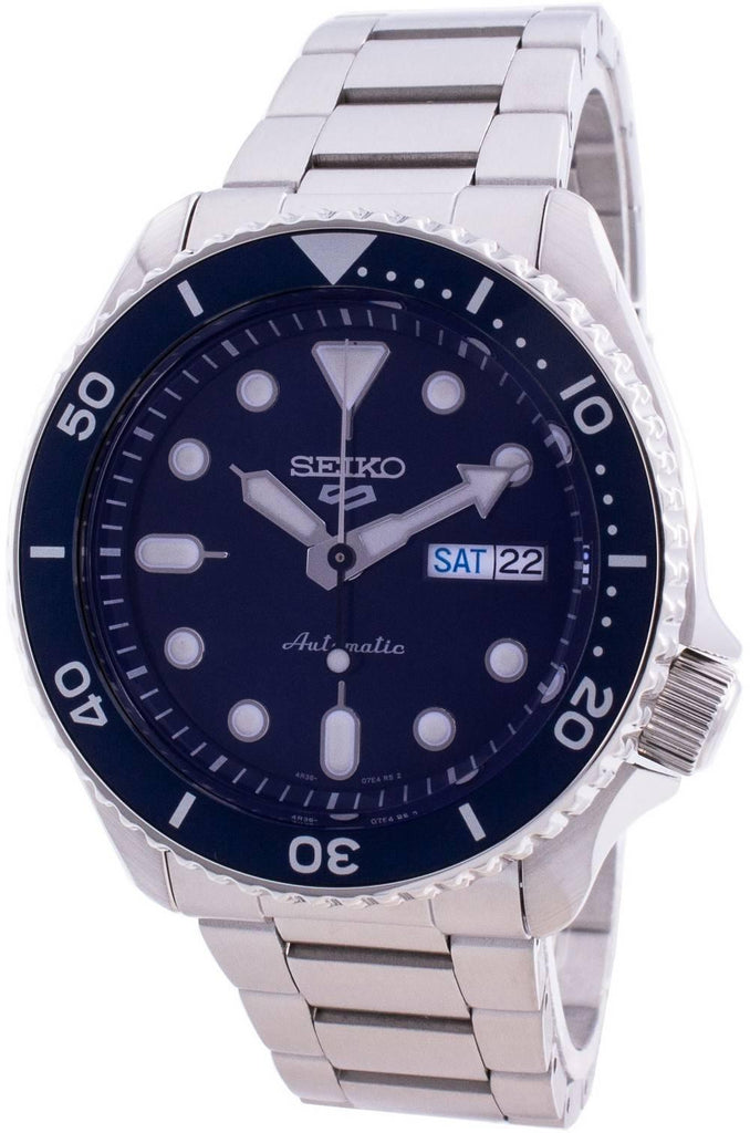 Seiko 5 Sports Automatic Analog Blue Dial Silver Steel Strap Watch For Men - SRPD51K1 Buy Now By Seiko