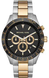 Michael Kors Layton Chronograph Black Dial Two Tone Steel Strap Watch For Men - MK8784 Buy Now By Michael Kors