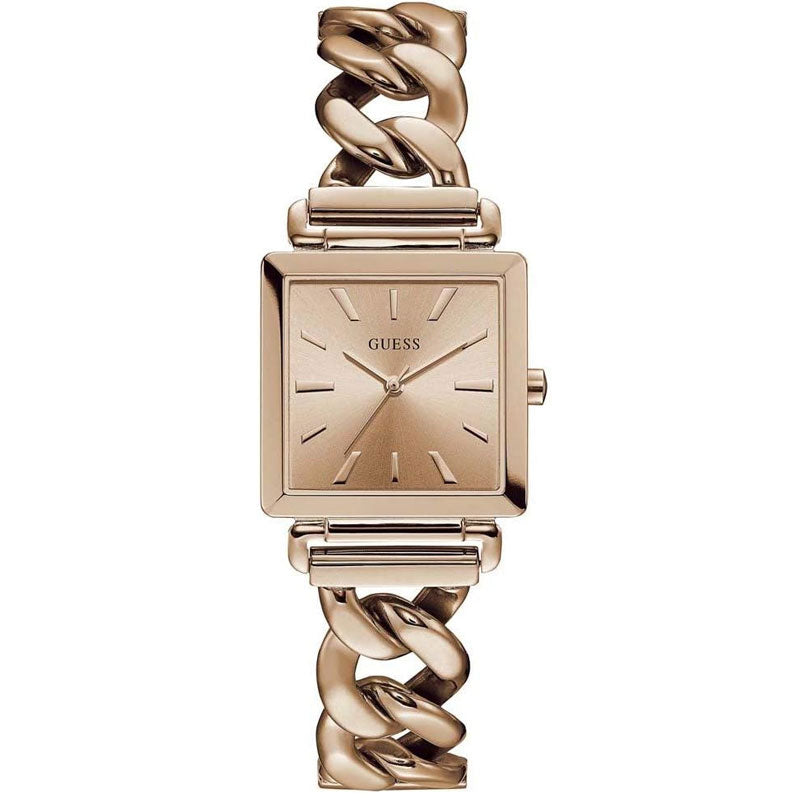 Guess Vanity Rose Gold Dial Rose Gold Steel Strap Watch for Women - W1029L3 Buy Now By Guess