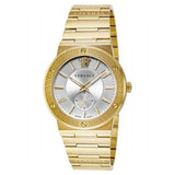 Versace Greca Silver Dial Gold Steel Strap Watch for Men - VEVI00520 Buy Now By Versace