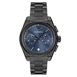 Emporio Armani Analog Chronograph Blue Dial Silver Steel Strap Watch For Men - AR11561 Buy Now By Emporio Armani