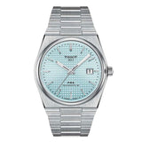 Tissot PRX Powermatic 80 Ice Blue Tiffany Dial Silver Steel Strap Watch for Men - T137.407.11.351.00 Buy Now By Tissot