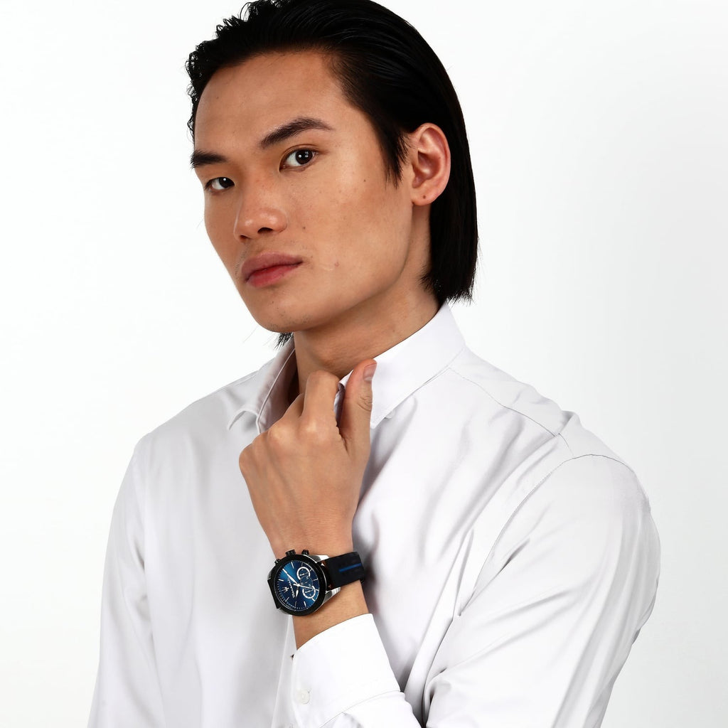 Maserati Traguardo Chronograph Green Dial Black Silicone Strap Watch For Men - R8871612043 Buy Now By Maserati